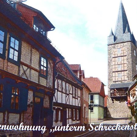 Ferienwohnung Unterm Schreckensturm Quedlinburg Bagian luar foto