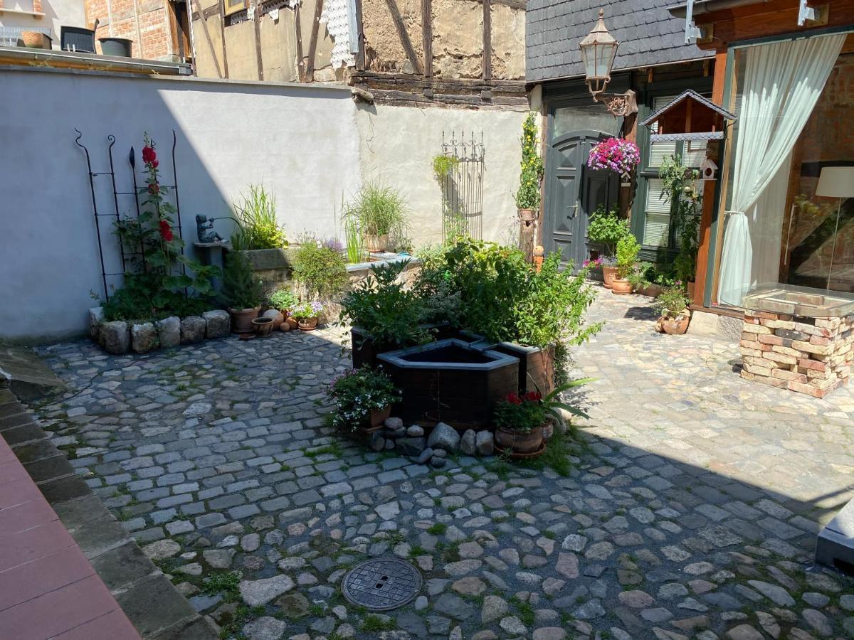 Ferienwohnung Unterm Schreckensturm Quedlinburg Bagian luar foto