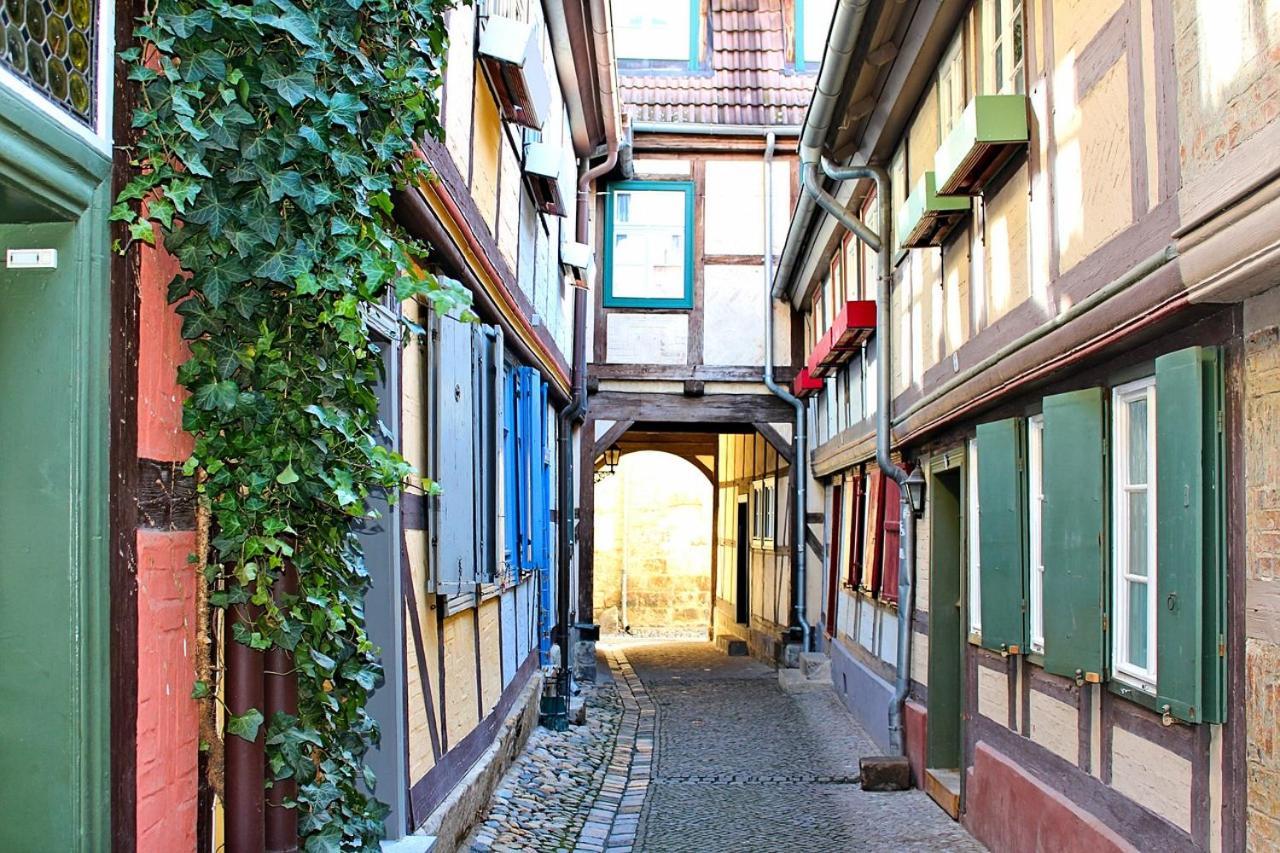 Ferienwohnung Unterm Schreckensturm Quedlinburg Bagian luar foto