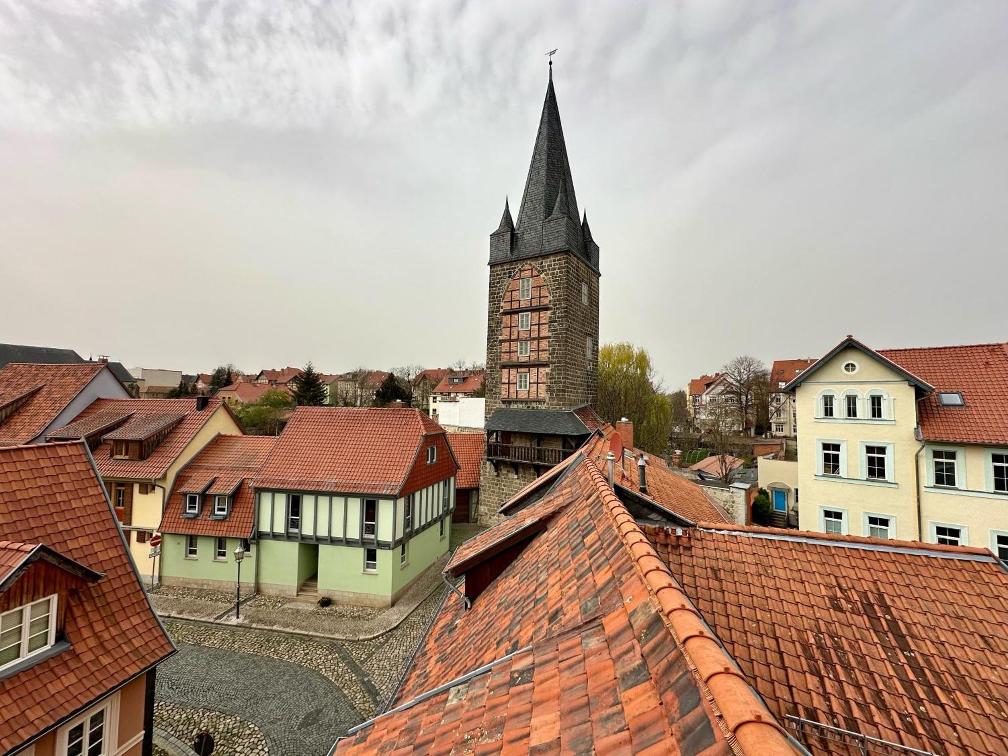 Ferienwohnung Unterm Schreckensturm Quedlinburg Bagian luar foto