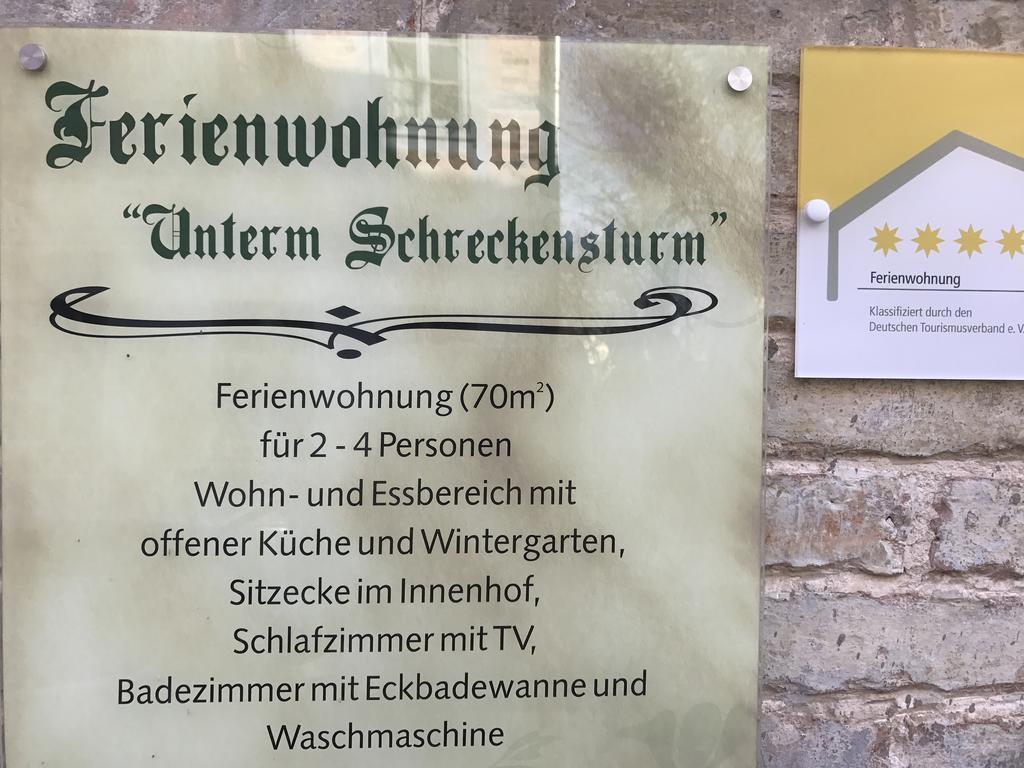 Ferienwohnung Unterm Schreckensturm Quedlinburg Bagian luar foto